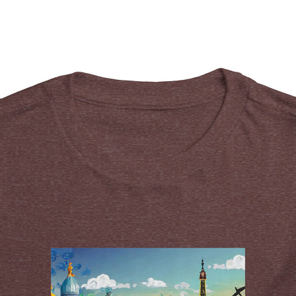 Crab Architect Toddler Short Sleeve Tee