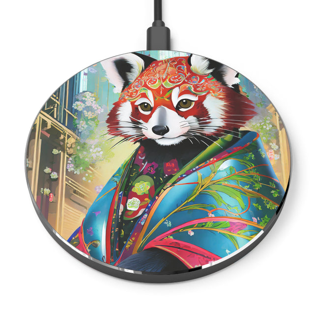 Cybernetic Red Panda Wireless Charger