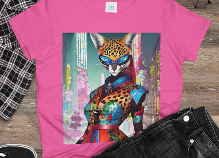 Cyber Cat Glamour Cotton Tee