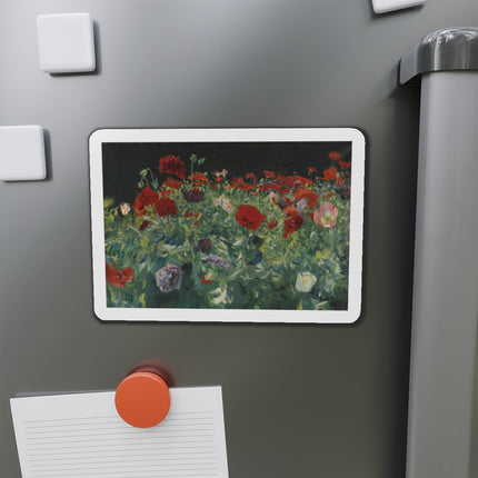 Poppies (A Study of Poppies for Carnation, Lily, Lily, Rose) by John Singer Sargent Die-Cut Magnets (5 Sizes)