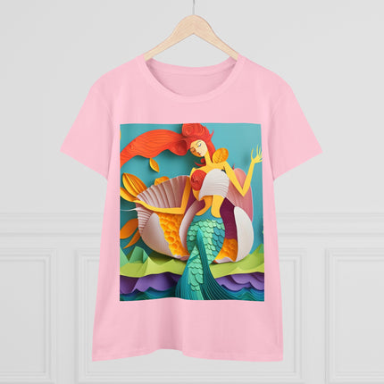 Charming Mermaid Women's Midweight Cotton Tee
