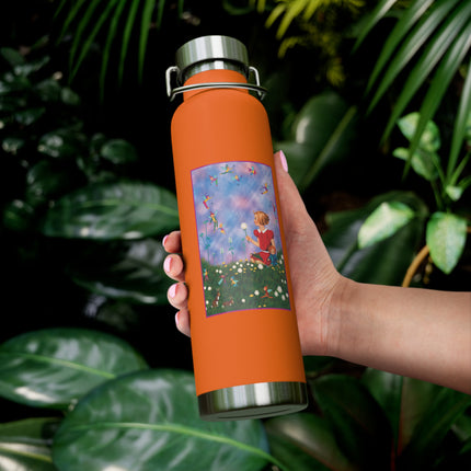 Whimsical Moments Copper Vacuum Insulated Bottle, 22 oz