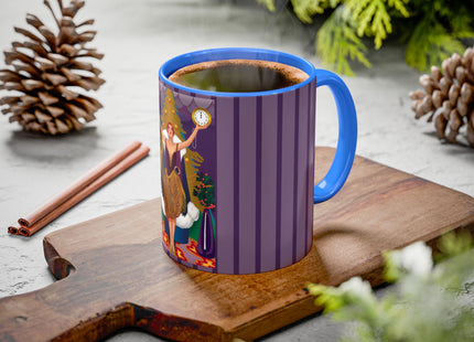 Countdown to Christmas Elegance Colorful Mugs (11oz, 15oz)
