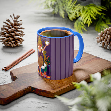 Countdown to Christmas Elegance Colorful Mugs (11oz, 15oz)