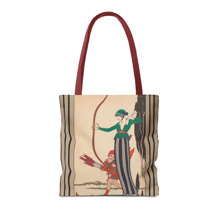 L'Arc Rouge by George Barbier Tote Bag