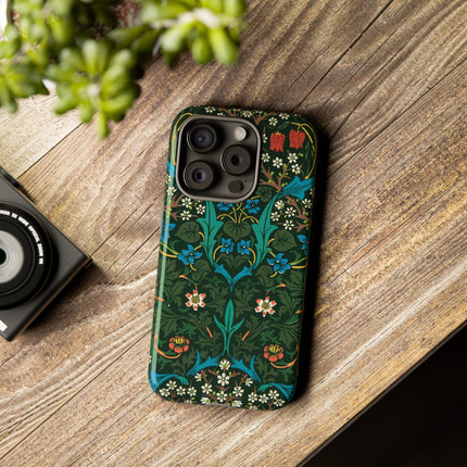 Tulip by William Morris Phone Cases