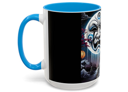 Geisha’s Black Ink Tears Colorful Mugs (11oz, 15oz)