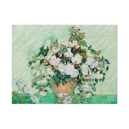 Roses by Vincent Van Gogh Matte Canvas, Stretched, 0.75"
