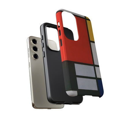 Composition with Red, Yellow, Blue, and Black by Piet Mondrian Phone Cases