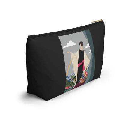 Rainbow Reverie Cosmetic Bag – Serene Elegance & Quiet Hope