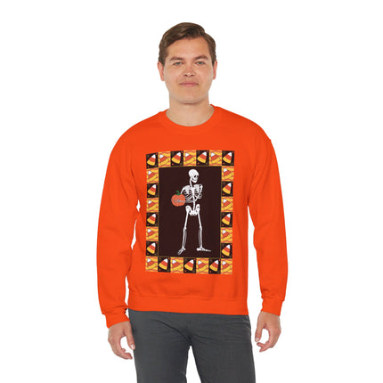 Candy Corn Skeleton Unisex Heavy Blend™ Crewneck Sweatshirt