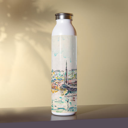 Concarneau by Paul Signac Slim Water Bottle
