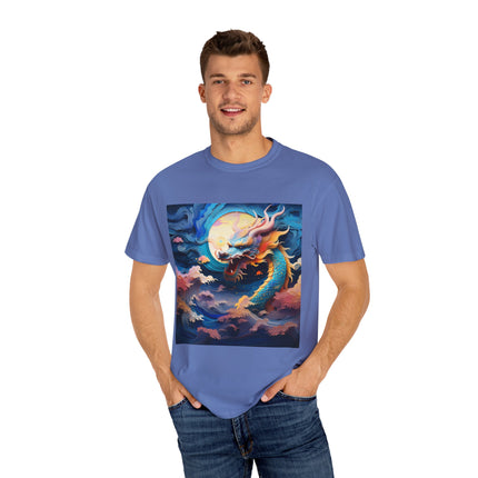 A Dragon's Ascent Unisex Garment-Dyed T-shirt