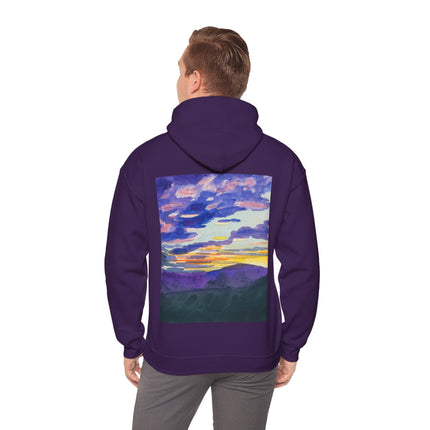 Naturstudie XII by Karl Wiener Heavy Blend™ Hooded Sweatshirt
