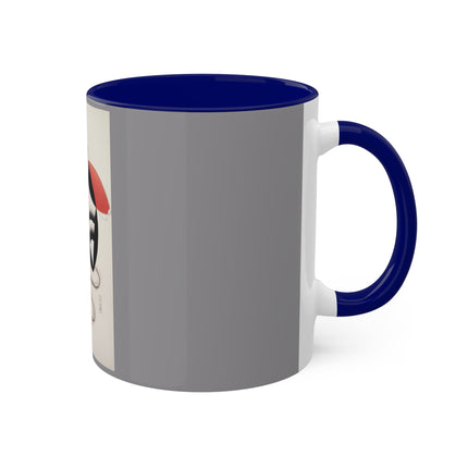 Illustrations of Japanese Toys Pl.056 by Kawasaki Kyosen Colorful Mugs, 11oz
