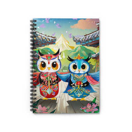 Twirling Talons Spiral Notebook - Ruled Line