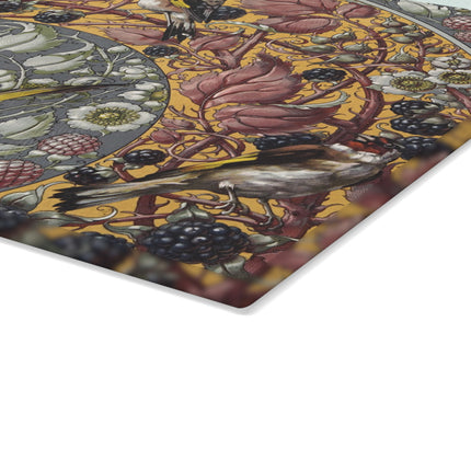 The Plant in Art and Industry Plate 03 Glass Cutting Board