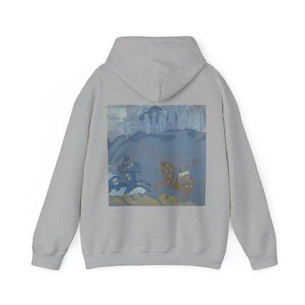 The Duel by Nicholas Roerich Unisex Heavy Blend™ Hooded Sweatshirt