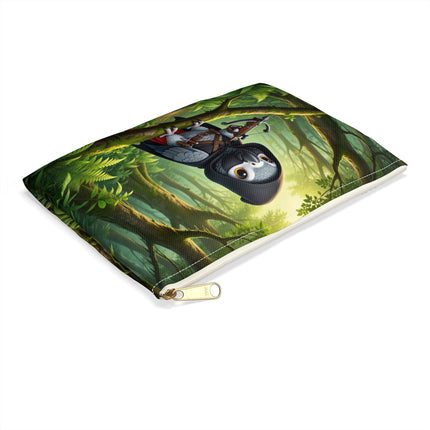 The African Grey Sentinel Accessory Pouch – Stealthy Guardian & Forest Mystery
