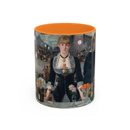 A Bar at the Folies-Bergère by Edouard Manet Colorful Mugs (11oz, 15oz)