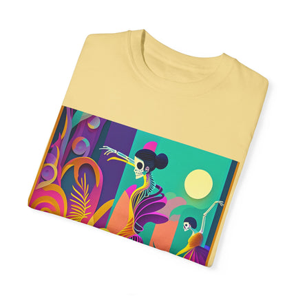 Dance of the Skeleton Ballerinas Unisex Garment-Dyed T-shirt
