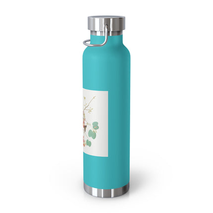 Orange-Headed Ground Thrush by Shaikh Zain al–Din Copper Vacuum Insulated Bottle, 22oz