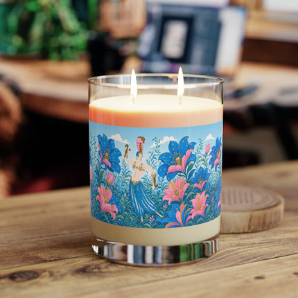 🌟🌸 The Starry Blossom Garden Dancer Scented Candle – Art Deco Floral Fantasy