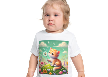 Kitten’s Whispers of Spring Baby Short Sleeve T-Shirt