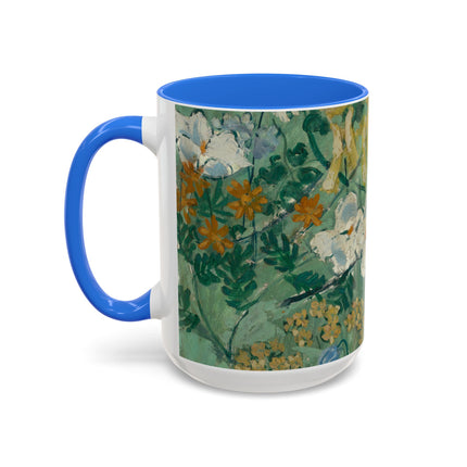 Flowers by August Babberger Colorful Mugs (11oz, 15oz)