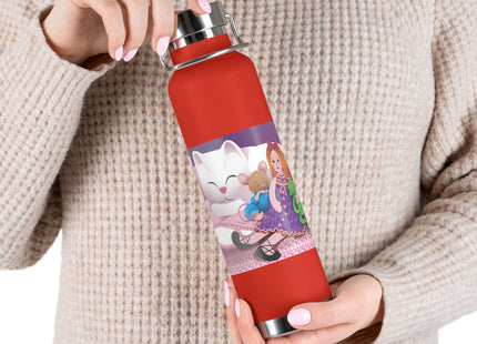 Joy of Friendship Copper Vacuum Insulated Bottle, 22oz