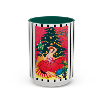 Art Deco Christmas Enchantment Colorful Mugs (11oz, 15oz)