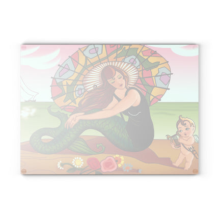 Siren Serenade Glass Cutting Board