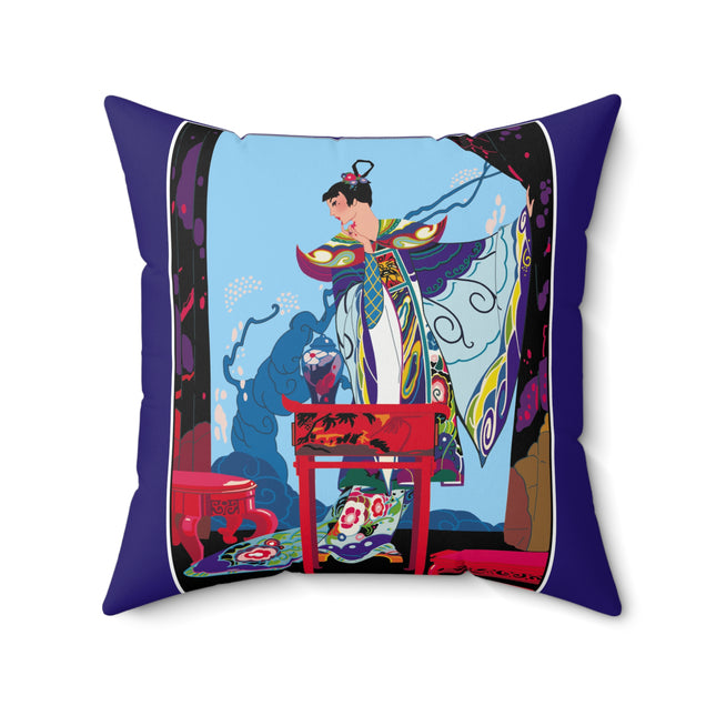A Visual Journey by Umberto Brunelleschi Spun Polyester Square Pillow