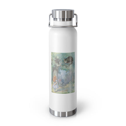 “I growl when I’m pleased, and wag my tail when I’m angry” by Sir John Tenniel Copper Vacuum Insulated Bottle, 22oz