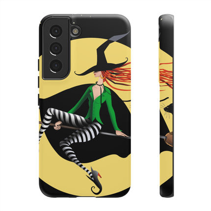 A Witch’s Moonlit Flight Phone Cases