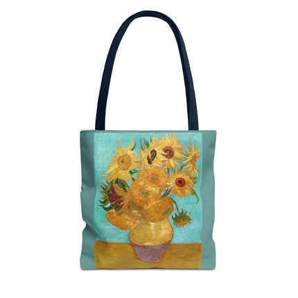 Vase with Twelve Sunflowers by Vincent Van Gogh Tote Bag (AOP)