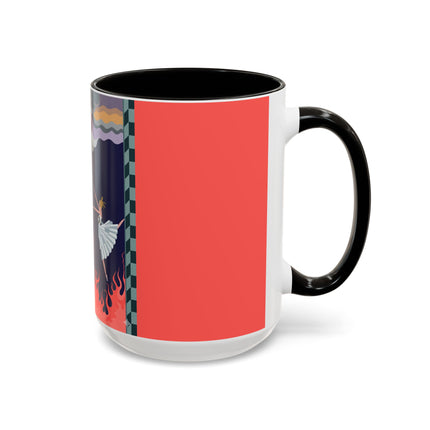 The Firebird's Awakening Colorful Mug (11oz, 15oz) – Ballet Fantasy, Mythic Fire & Art Deco Drama
