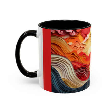 Vibrant Sunrise Sky Colorful Mugs (11oz, 15oz)