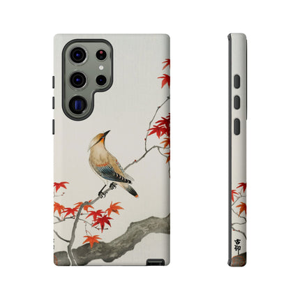 Japanese Bird on Maple by Ohara Koson Phone Cases