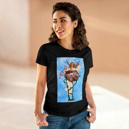 Enchanting Serenity Women's Midweight Cotton Tee