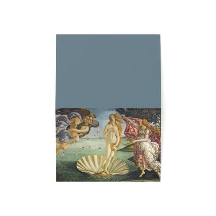 Birth of Venus by Sandro Botticelli Greeting Cards (1, 10, 30, and 50pcs)
