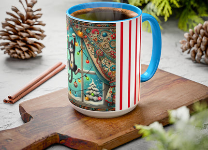 Mischief in Tinselland Colorful Mugs (11oz, 15oz)
