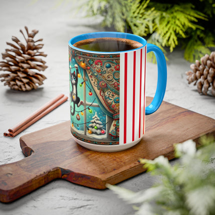Mischief in Tinselland Colorful Mugs (11oz, 15oz)