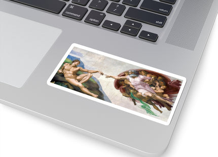 The Creation of Adam by Michelangelo Buonarroti Kiss-Cut Stickers (4 Stickers)