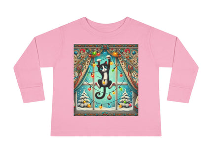 Mischief in Tinselland Toddler Long Sleeve Tee