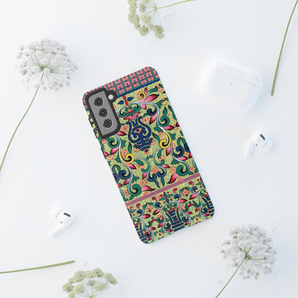 Colorful Flower Pattern by Owen Jones Phone Cases