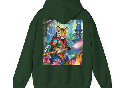 Cyberpunk Leopard – Heavy Blend™ Hooded Sweatshirt