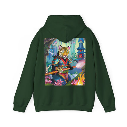 Cyberpunk Leopard – Heavy Blend™ Hooded Sweatshirt