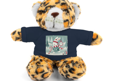 Candy Cane Timekeeper Bunny Stuffed Animals with Tee