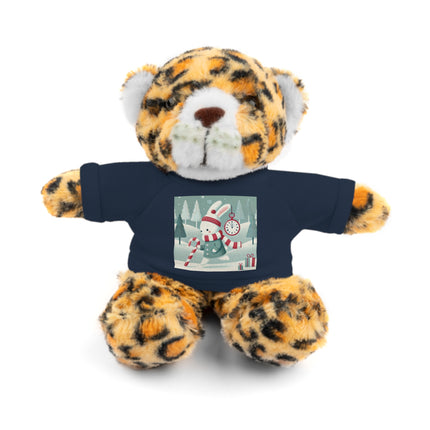 Candy Cane Timekeeper Bunny Stuffed Animals with Tee